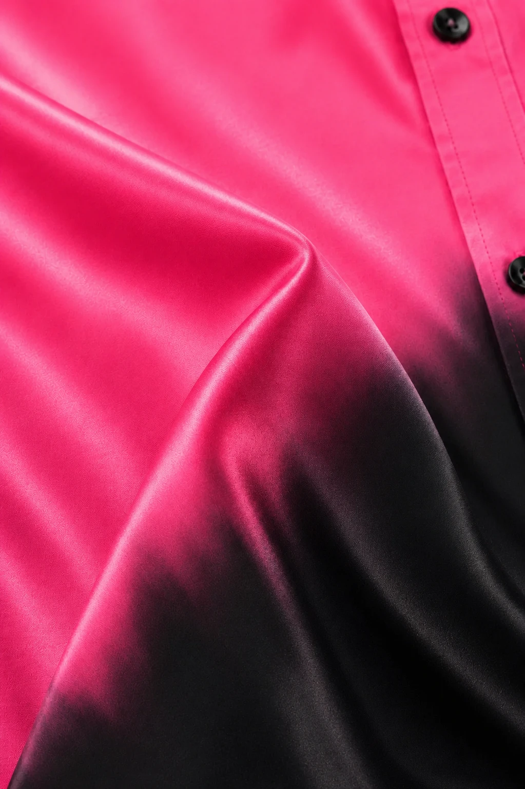 Men's Pink & Black Ombre Casual Shirt - Image 7